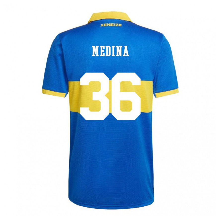 Kandiny Miesten Cristian Medina #36 Olympiakeltainen Kotipaita 2022/23 Lyhythihainen Paita T-paita