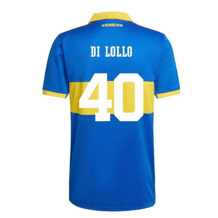 Kandiny Miesten Lautaro Di Lollo #40 Olympiakeltainen Kotipaita 2022/23 Lyhythihainen Paita T-paita