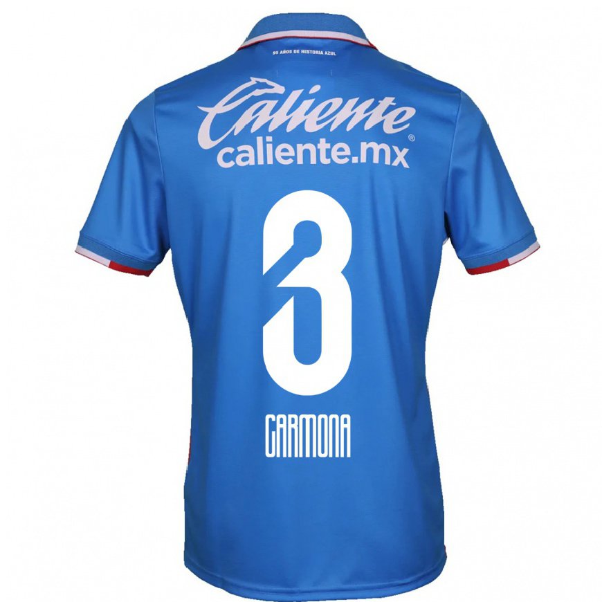 Kandiny Miesten Edith Carmona #3 Taivaansininen Kotipaita 2022/23 Lyhythihainen Paita T-paita