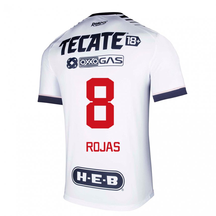 Kandiny Miesten Joao Rojas #8 Valkoinen Avaruus Kotipaita 2022/23 Lyhythihainen Paita T-paita