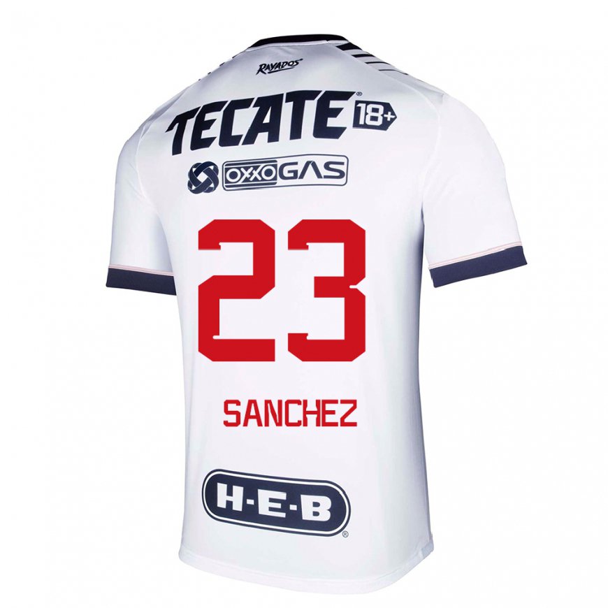 Kandiny Miesten Gustavo Sanchez #23 Valkoinen Avaruus Kotipaita 2022/23 Lyhythihainen Paita T-paita