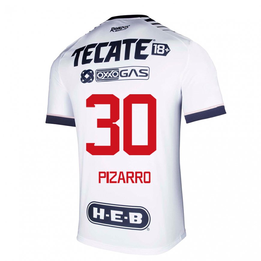 Kandiny Miesten Rodolfo Pizarro #30 Valkoinen Avaruus Kotipaita 2022/23 Lyhythihainen Paita T-paita