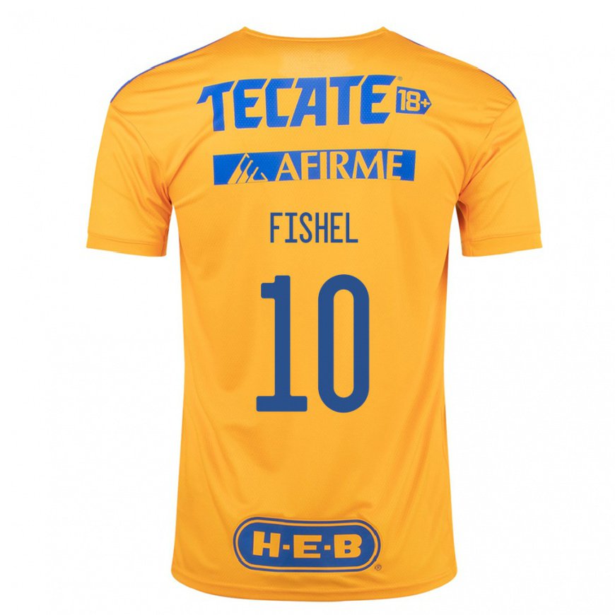Kandiny Miesten Mia Fishel #10 Bumblebee Keltainen Kotipaita 2022/23 Lyhythihainen Paita T-paita