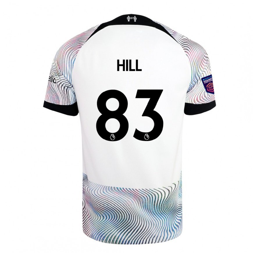 Kandiny Miesten Thomas Hill #83 Valkoinen Värikäs Vieraspaita 2022/23 Lyhythihainen Paita T-paita