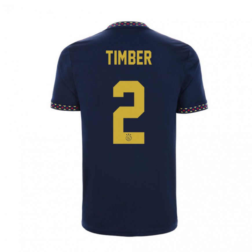 Kandiny Miesten Jurrien Timber #2 Tummansininen Vieraspaita 2022/23 Lyhythihainen Paita T-paita