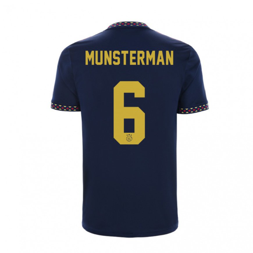 Kandiny Miesten Marthe Munsterman #6 Tummansininen Vieraspaita 2022/23 Lyhythihainen Paita T-paita