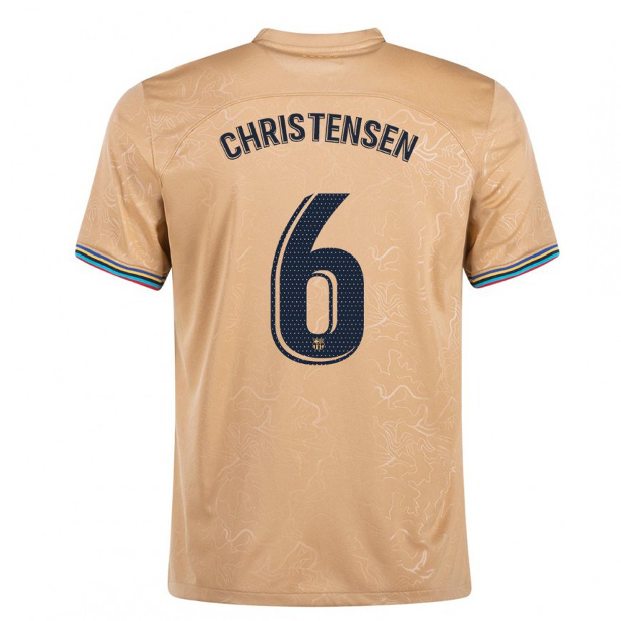 Kandiny Miesten Andreas Christensen #6 Kulta Vieraspaita 2022/23 Lyhythihainen Paita T-paita
