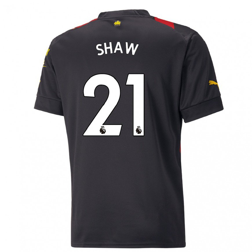 Kandiny Miesten Khadija Shaw #21 Musta Punainen Vieraspaita 2022/23 Lyhythihainen Paita T-paita