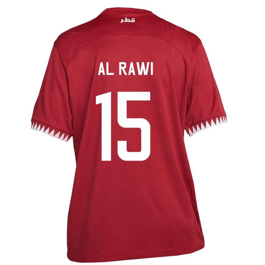 Kandiny Lapset Qatarin Bassam Al Rawi #15 Kastanjanruskea Kotipaita 22-24 Lyhythihainen Paita T-paita
