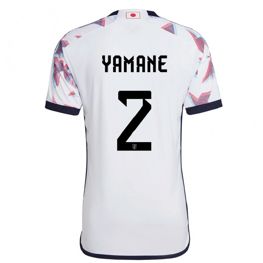 Kandiny Lapset Japanin Miki Yamane #2 Valkoinen Vieraspaita 22-24 Lyhythihainen Paita T-paita