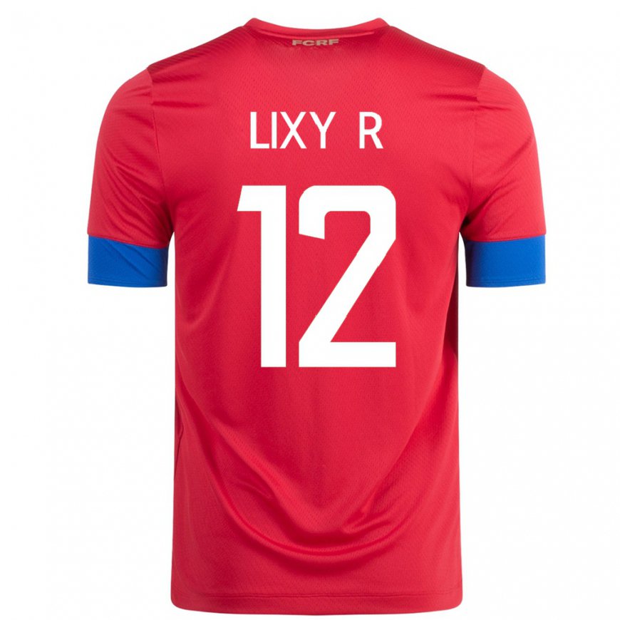 Kandiny Lapset Costa Rican Lixy Rodriguez #12 Punainen Kotipaita 22-24 Lyhythihainen Paita T-paita