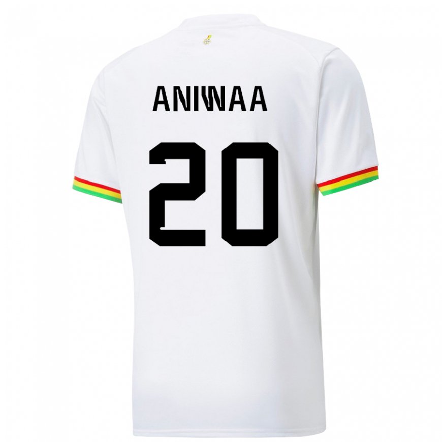 Kandiny Lapset Ghanan Louisa Aniwaa #20 Valkoinen Kotipaita 22-24 Lyhythihainen Paita T-paita