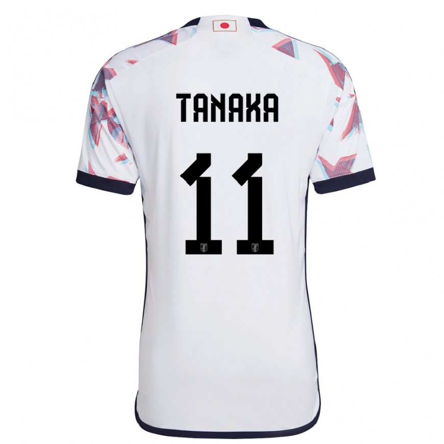 Kandiny Lapset Japanin Mina Tanaka #11 Valkoinen Vieraspaita 22-24 Lyhythihainen Paita T-paita