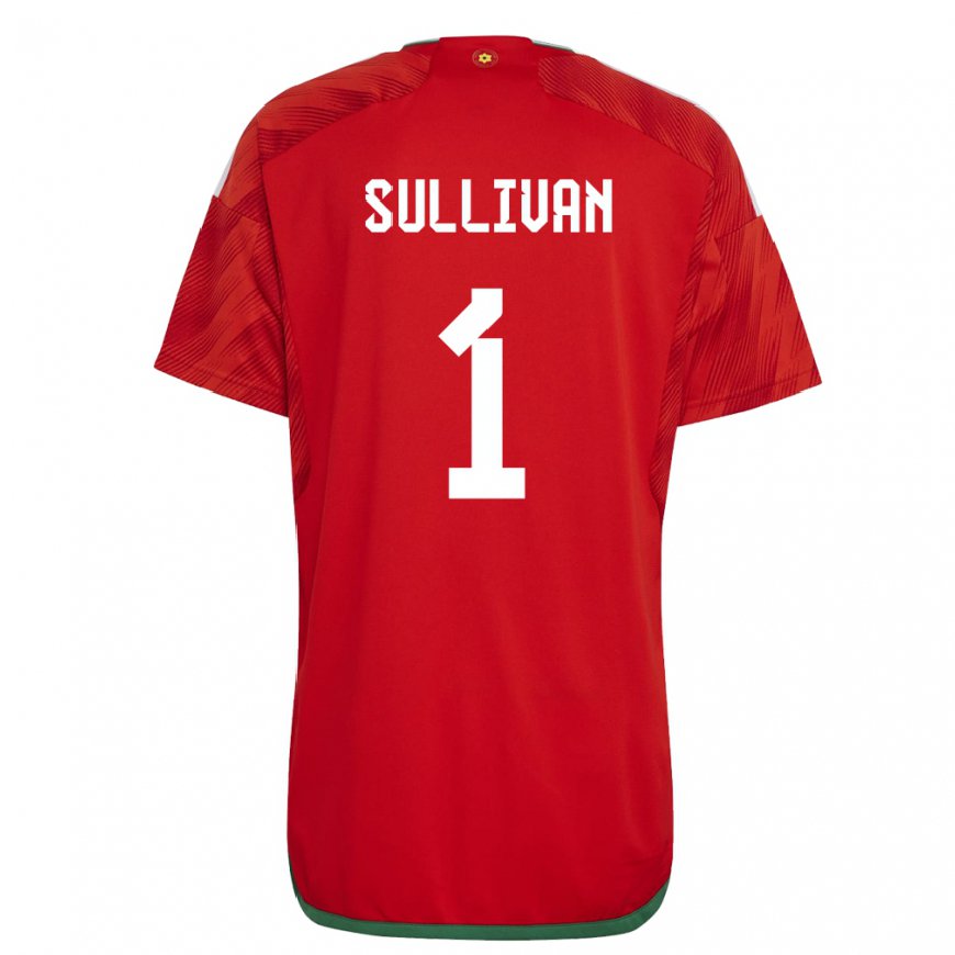 Kandiny Miesten Walesin Laura O Sullivan #1 Punainen Kotipaita 22-24 Lyhythihainen Paita T-paita