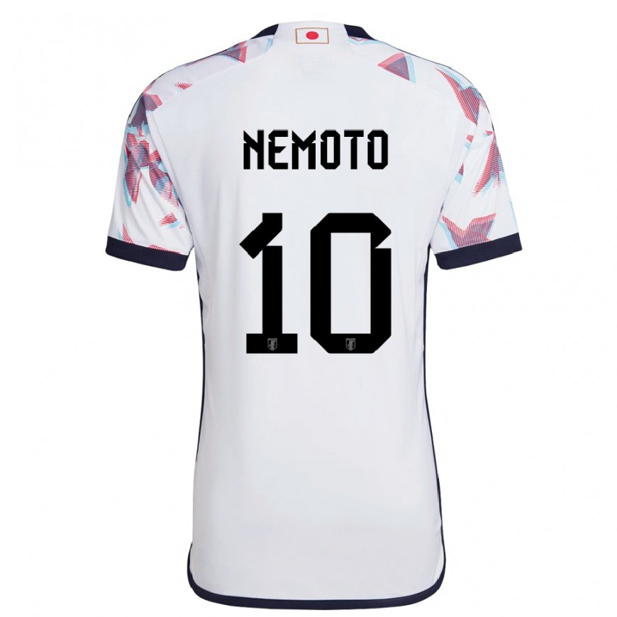 Kandiny Miesten Japanin Kotaro Nemoto #10 Valkoinen Vieraspaita 22-24 Lyhythihainen Paita T-paita