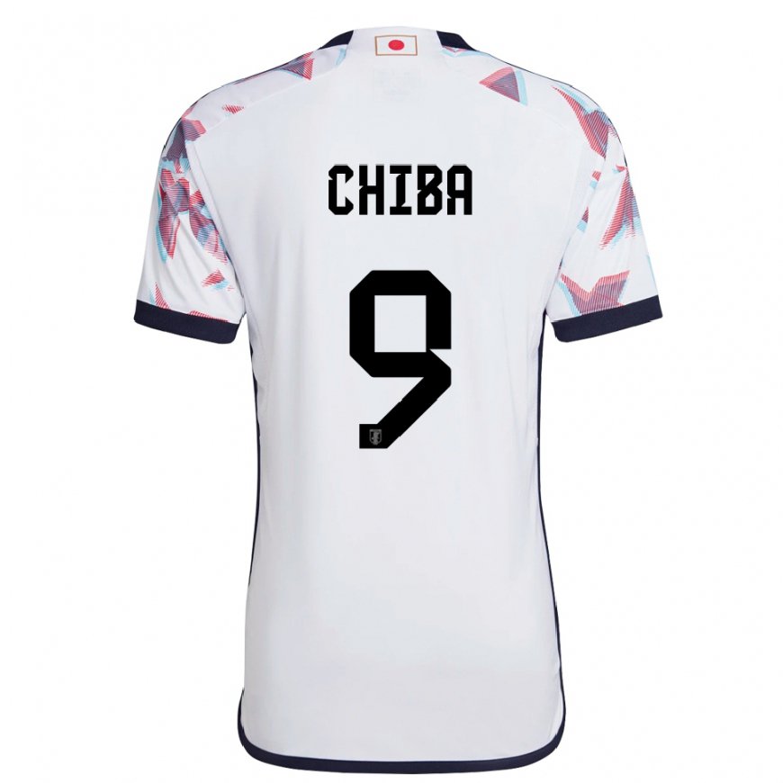 Kandiny Naisten Japanin Kanta Chiba #9 Valkoinen Vieraspaita 22-24 Lyhythihainen Paita T-paita