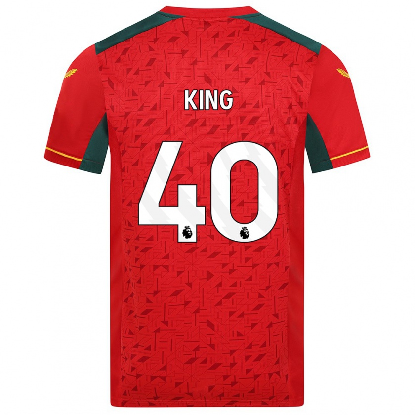 Kandiny Miesten Tom King #40 Punainen Vieraspaita 2023/24 Lyhythihainen Paita T-Paita