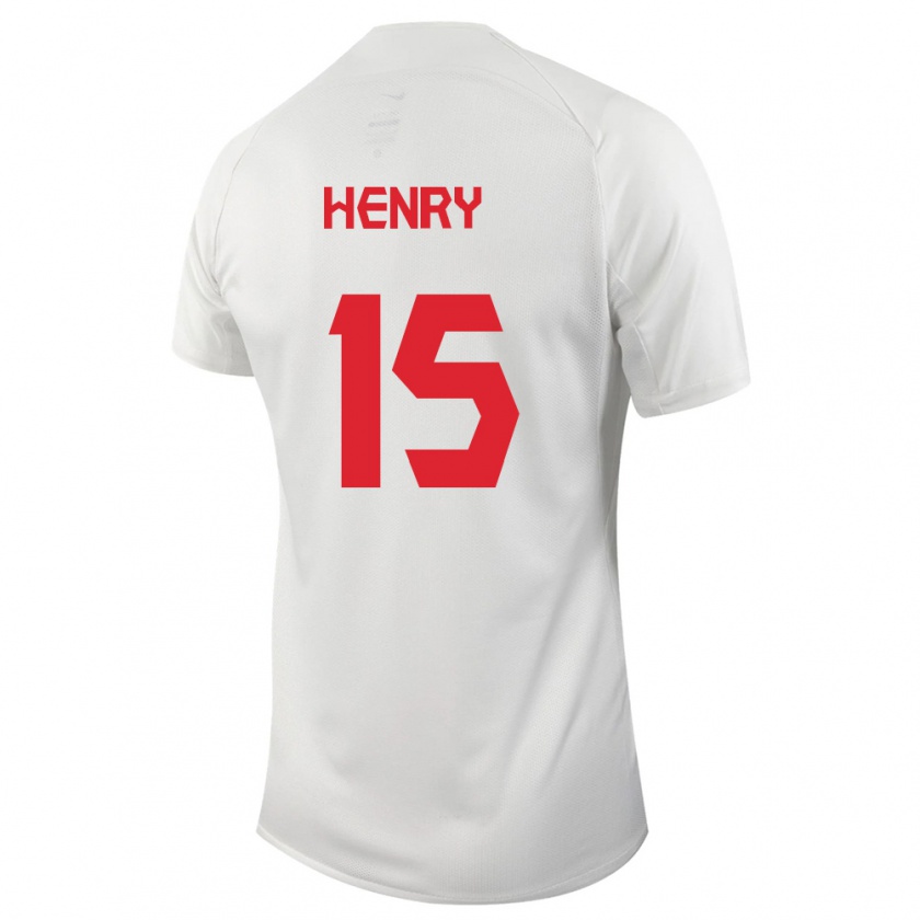 Kandiny Lapset Kanadan Doneil Henry #15 Valkoinen Vieraspaita 24-26 Lyhythihainen Paita T-Paita