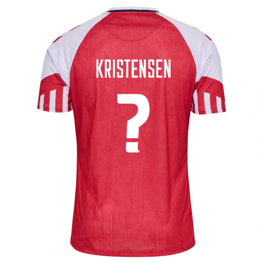 Kandiny Naisten Tanskan Mikkel Kristensen #0 Punainen Kotipaita 24-26 Lyhythihainen Paita T-Paita