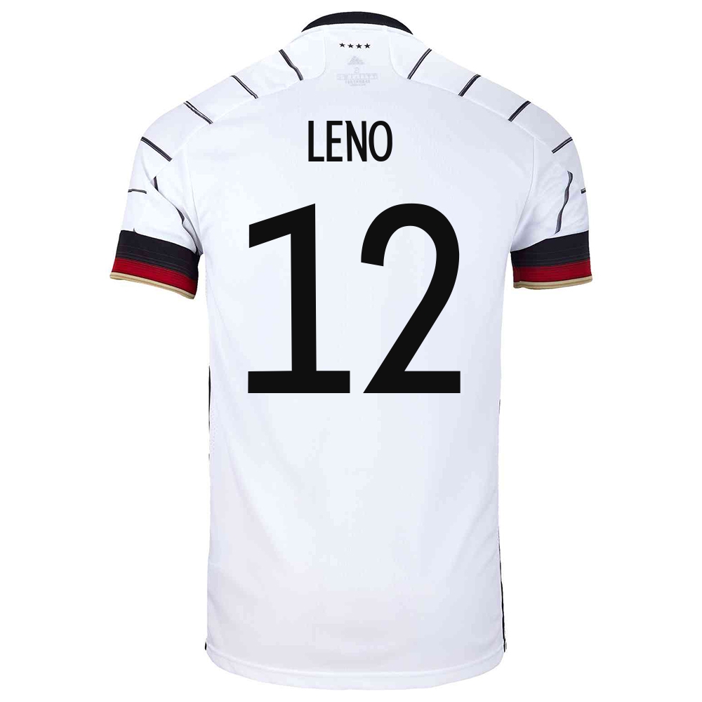 Lapset Saksan Jalkapallomaajoukkue Bernd Leno #12 Kotipaita Valkoinen 2021 Lyhythihainen Paita