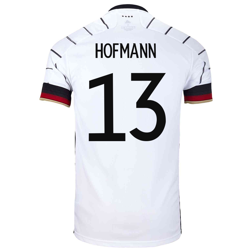 Naisten Saksan Jalkapallomaajoukkue Jonas Hofmann #13 Kotipaita Valkoinen 2021 Lyhythihainen Paita