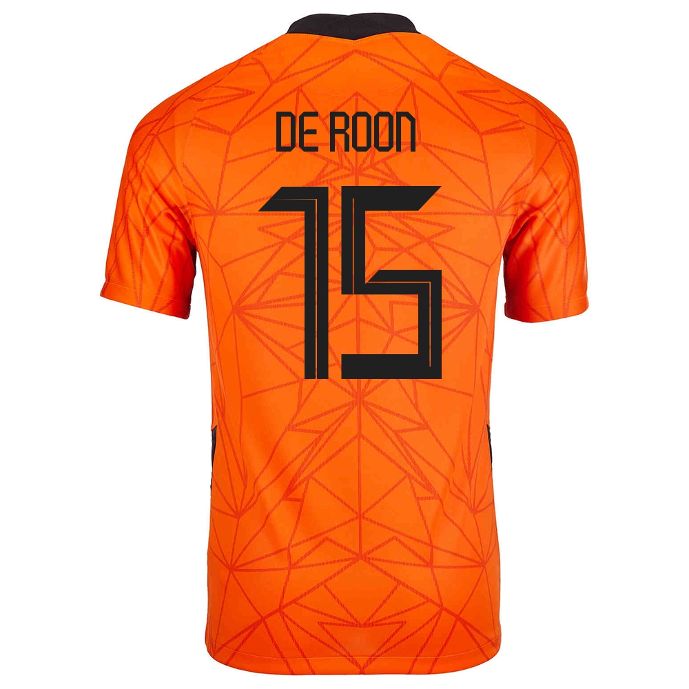 Miesten Alankomaiden Jalkapallomaajoukkue Marten De Roon #15 Kotipaita Oranssi 2021 Lyhythihainen Paita