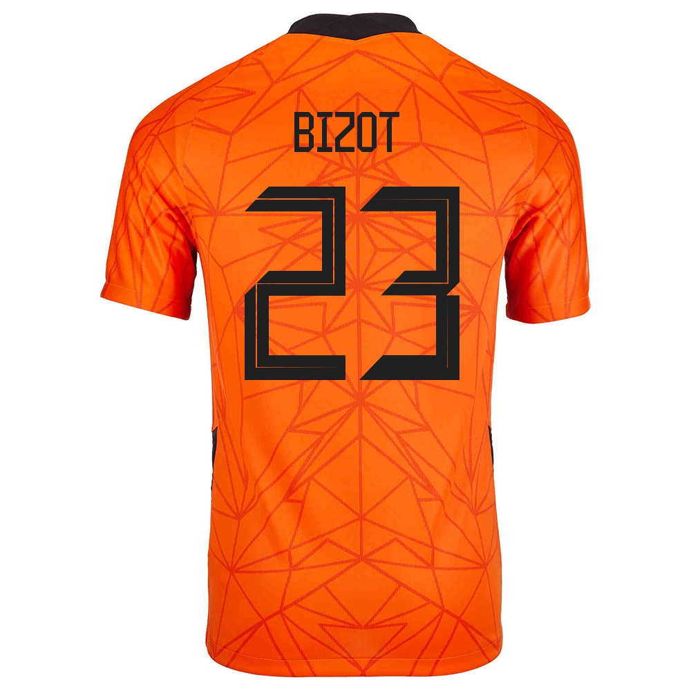 Lapset Alankomaiden Jalkapallomaajoukkue Marco Bizot #23 Kotipaita Oranssi 2021 Lyhythihainen Paita