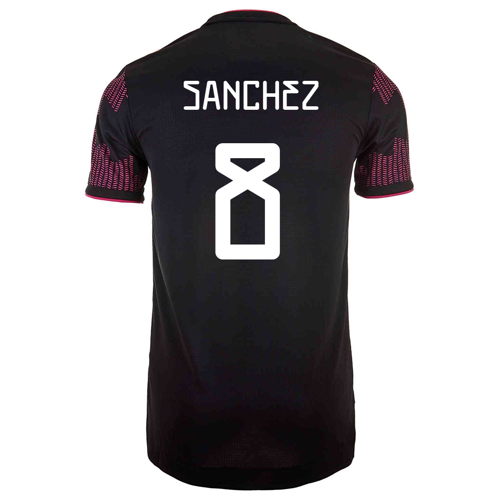Naisten Meksikon Jalkapallomaajoukkue Jorge Sanchez #8 Kotipaita Punainen Ruusu 2021 Lyhythihainen Paita