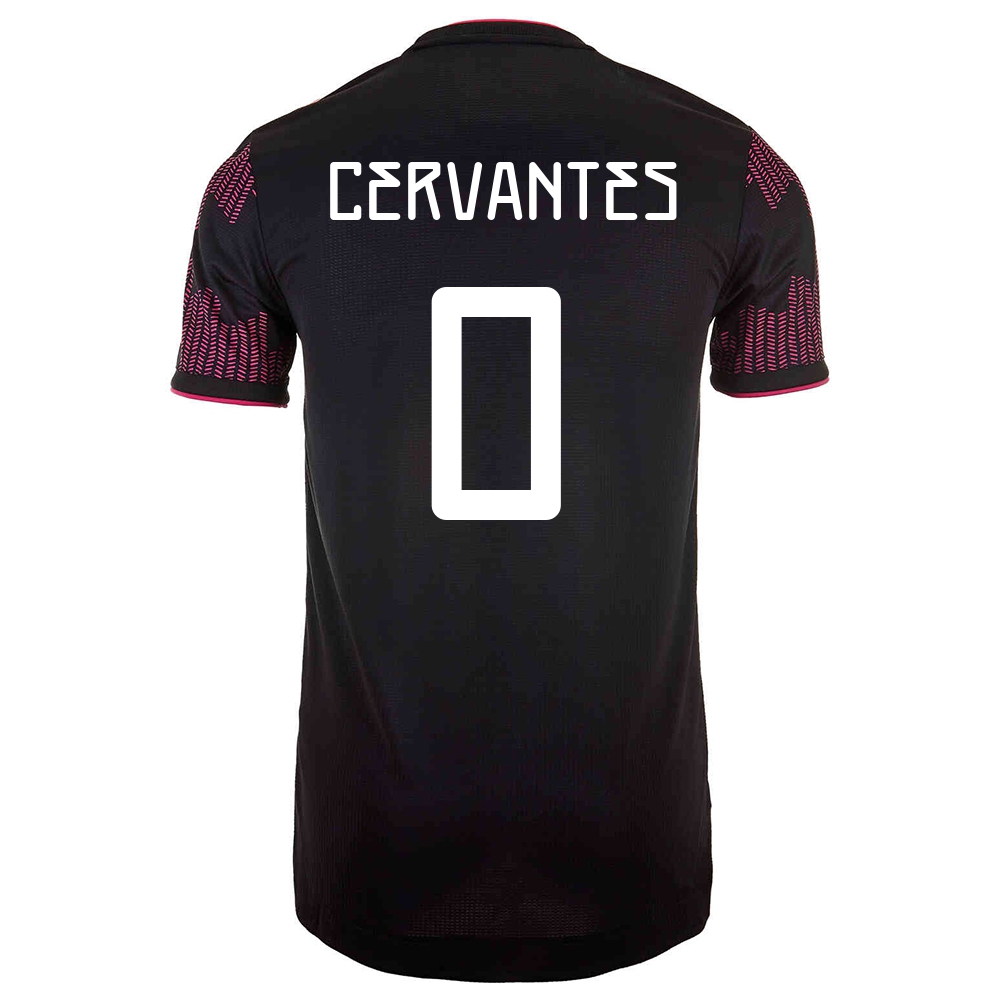 Lapset Meksikon Jalkapallomaajoukkue Alan Cervantes #0 Kotipaita Punainen Ruusu 2021 Lyhythihainen Paita