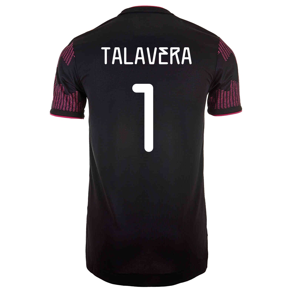Lapset Meksikon Jalkapallomaajoukkue Alfredo Talavera #1 Kotipaita Punainen Ruusu 2021 Lyhythihainen Paita