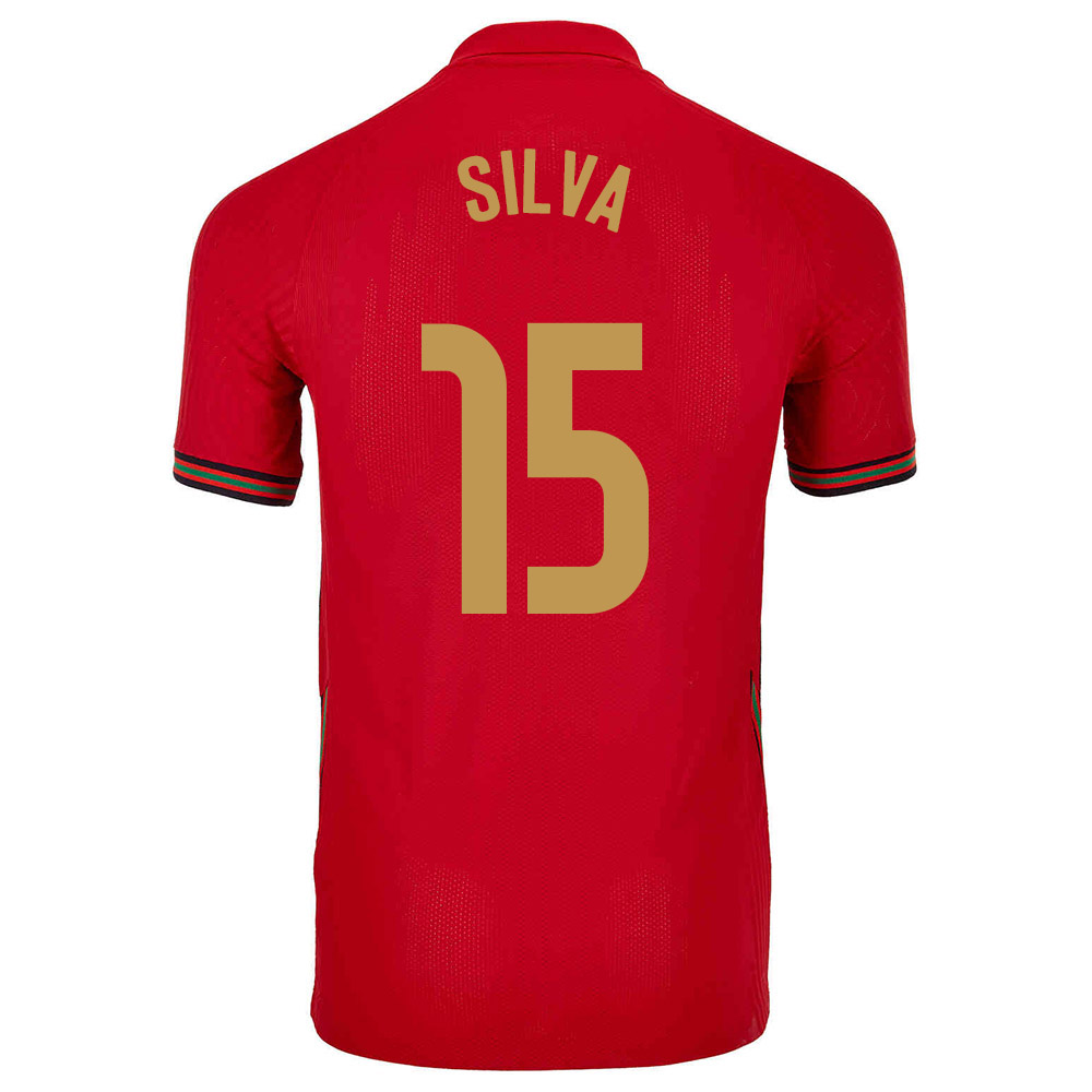Naisten Portugalin Jalkapallomaajoukkue Rafa Silva #15 Kotipaita Punainen 2021 Lyhythihainen Paita
