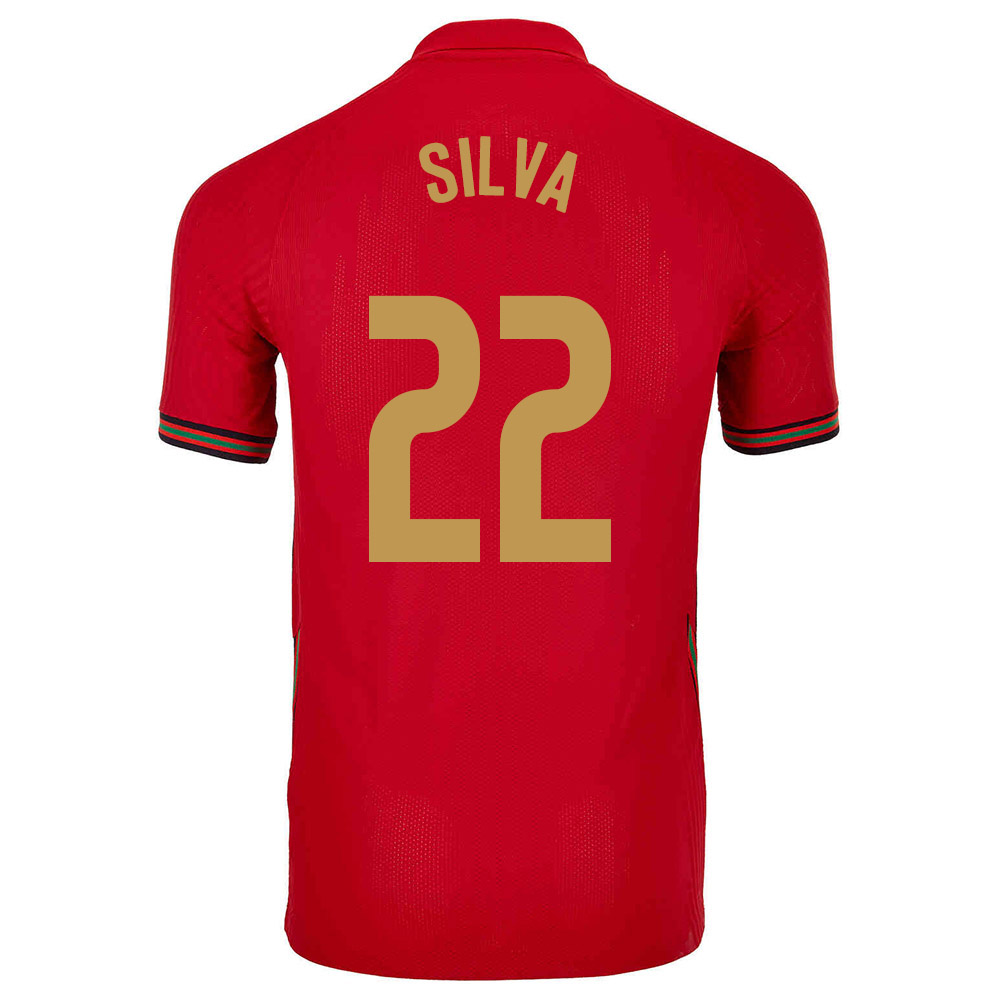Naisten Portugalin Jalkapallomaajoukkue Rui Silva #22 Kotipaita Punainen 2021 Lyhythihainen Paita