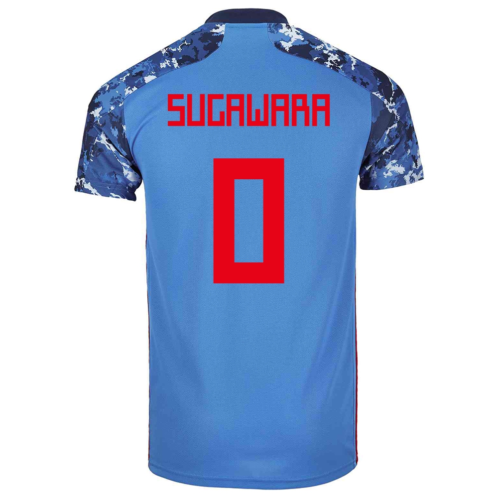 Naisten Japanin Jalkapallomaajoukkue Yukinari Sugawara #0 Kotipaita Tummansininen 2021 Lyhythihainen Paita
