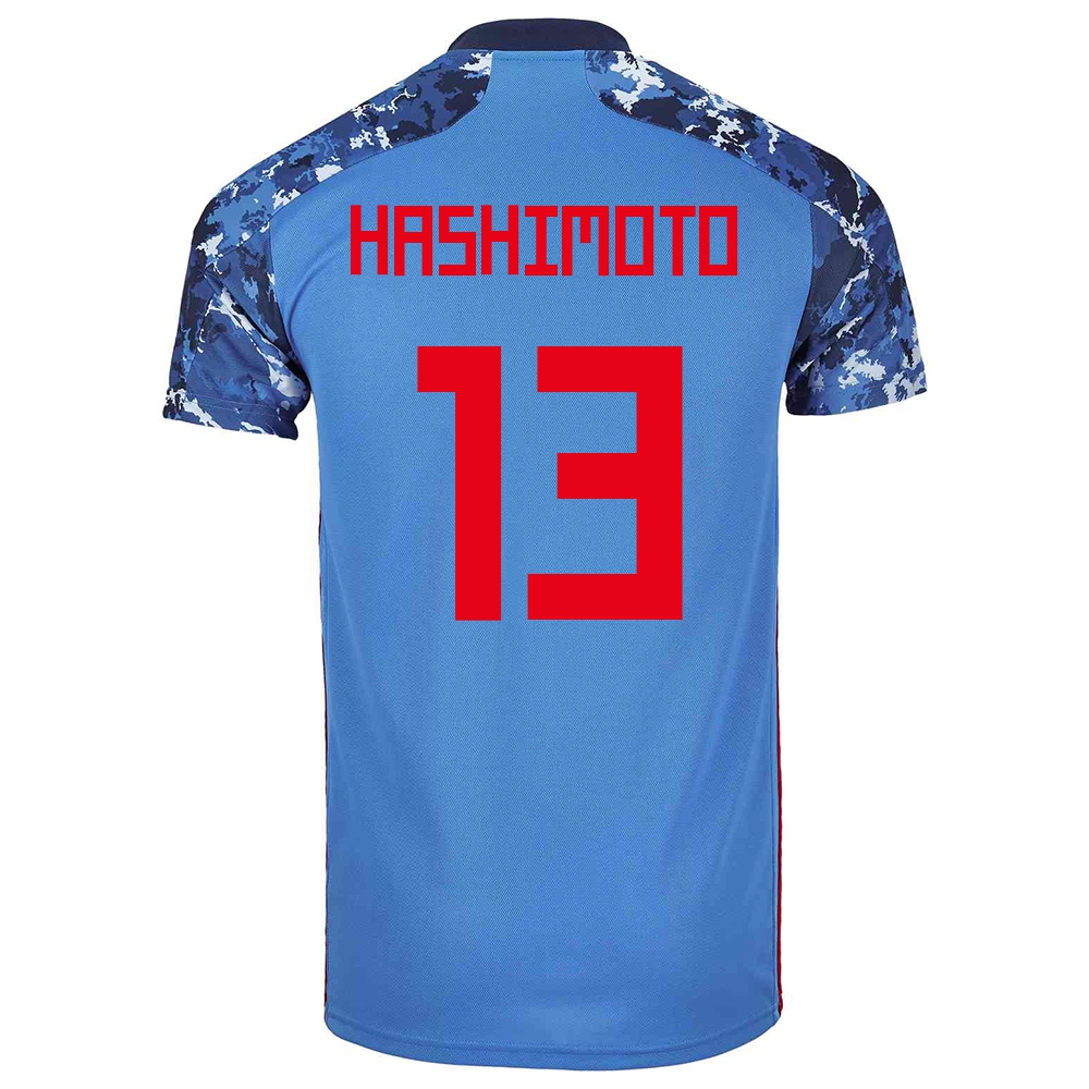 Miesten Japanin Jalkapallomaajoukkue Kento Hashimoto #13 Kotipaita Tummansininen 2021 Lyhythihainen Paita