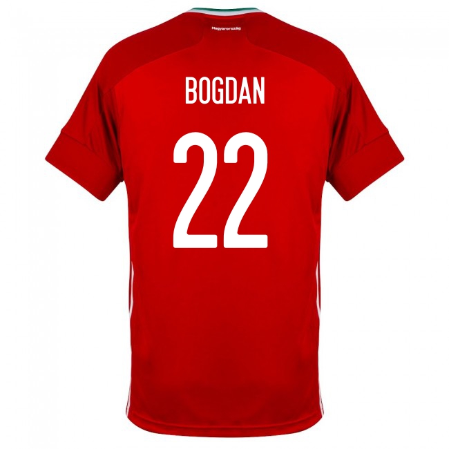 Naisten Unkarin jalkapallomaajoukkue Adam Bogdan #22 Kotipaita Punainen 2021 Lyhythihainen Paita