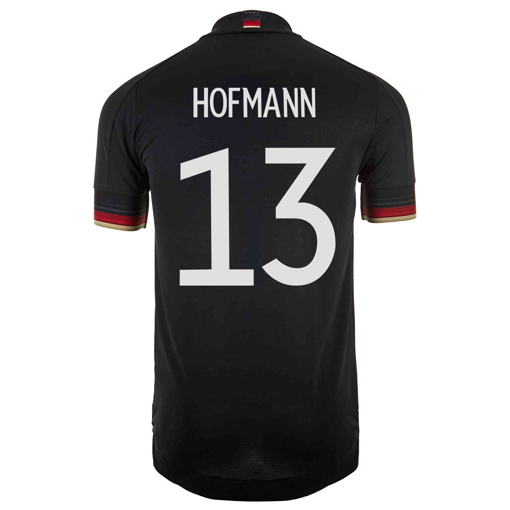 Miesten Saksan Jalkapallomaajoukkue Jonas Hofmann #13 Vieraspaita Musta 2021 Lyhythihainen Paita
