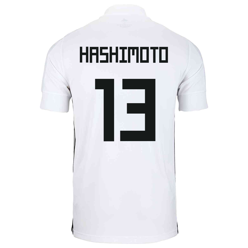 Naisten Japanin Jalkapallomaajoukkue Kento Hashimoto #13 Vieraspaita Valkoinen 2021 Lyhythihainen Paita