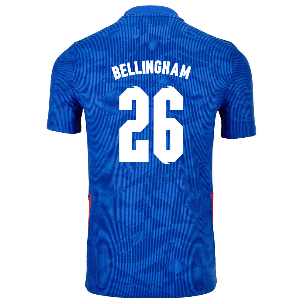 Lapset Englannin Jalkapallomaajoukkue Jude Bellingham #26 Vieraspaita Sininen 2021 Lyhythihainen Paita