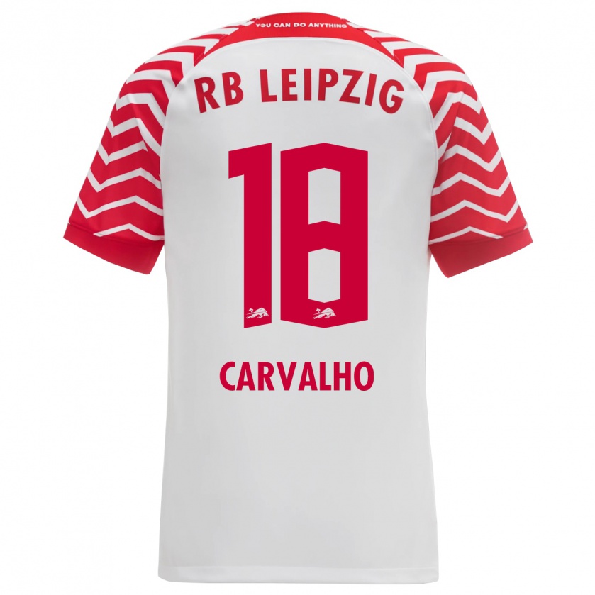 Kandiny Lapset Fábio Carvalho #18 Valkoinen Kotipaita 2023/24 Lyhythihainen Paita T-Paita