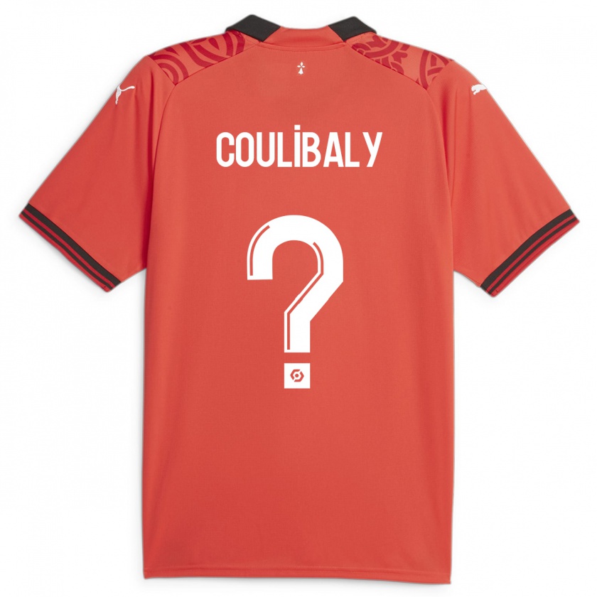 Kandiny Lapset Joël Coulibaly #0 Punainen Kotipaita 2023/24 Lyhythihainen Paita T-Paita