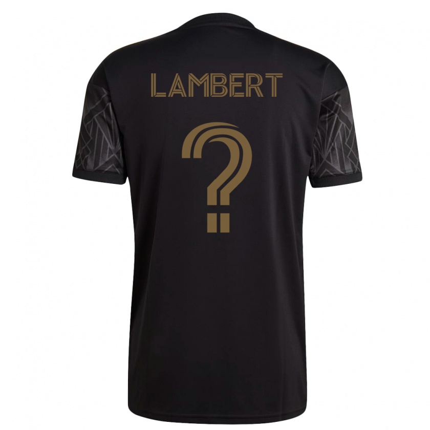 Kandiny Lapset Liam Lambert #0 Musta Kotipaita 2023/24 Lyhythihainen Paita T-Paita