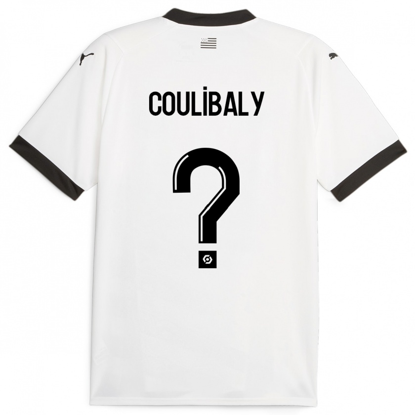Kandiny Lapset Joël Coulibaly #0 Valkoinen Vieraspaita 2023/24 Lyhythihainen Paita T-Paita
