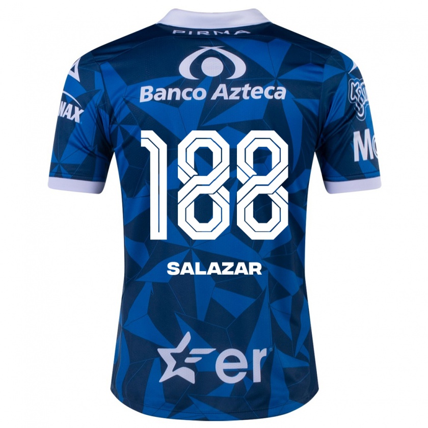 Kandiny Miesten Ronaldo Salazar #188 Sininen Vieraspaita 2023/24 Lyhythihainen Paita T-Paita