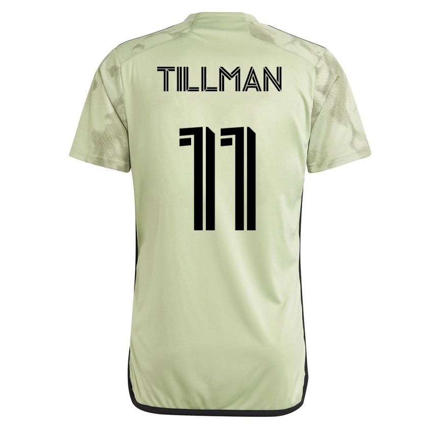 Kandiny Naisten Timothy Tillman #11 Vihreä Vieraspaita 2023/24 Lyhythihainen Paita T-Paita