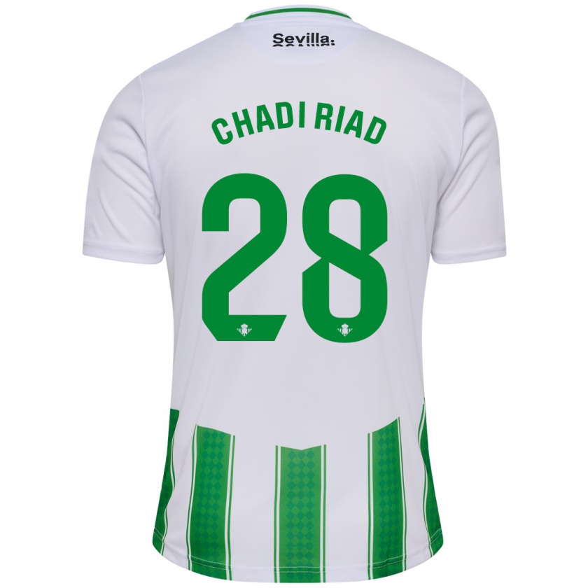 Kandiny Lapset Chadi Riad #28 Valkoinen Kotipaita 2023/24 Lyhythihainen Paita T-Paita