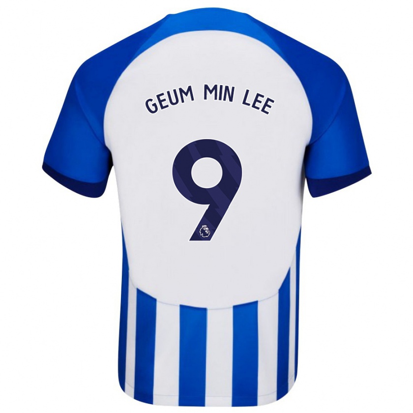 Kandiny Miesten Lee Geum-Min #9 Sininen Kotipaita 2023/24 Lyhythihainen Paita T-Paita
