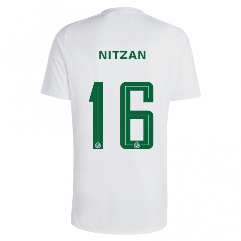Kandiny Miesten Itamar Nitzan #16 Vihreä Sininen Vieraspaita 2023/24 Lyhythihainen Paita T-Paita