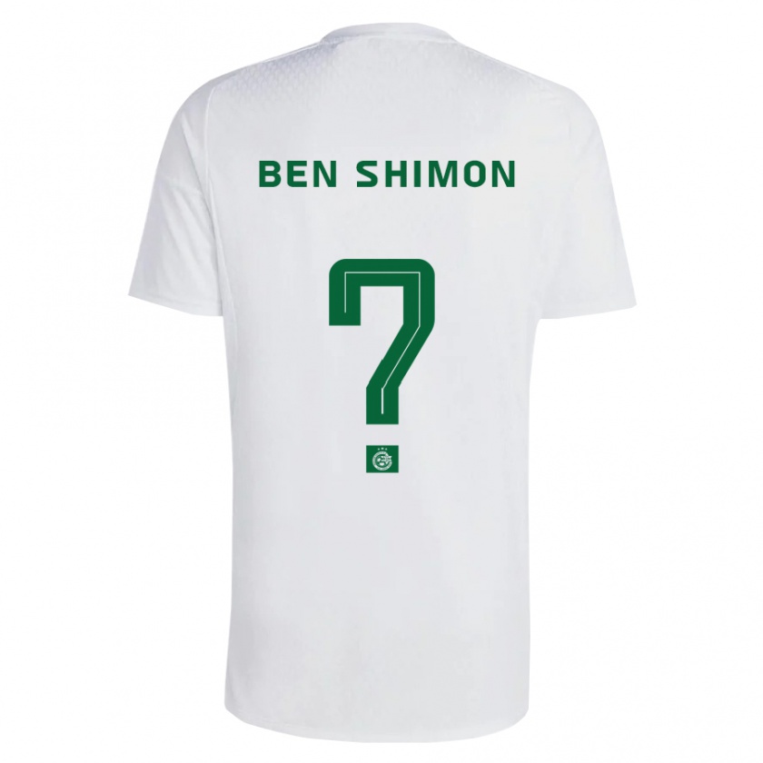 Kandiny Miesten Elad Ben Shimon #0 Vihreä Sininen Vieraspaita 2023/24 Lyhythihainen Paita T-Paita