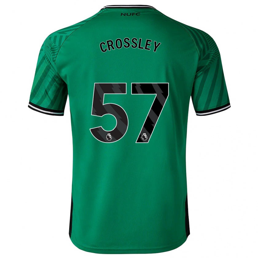 Kandiny Miesten Kyle Crossley #57 Vihreä Vieraspaita 2023/24 Lyhythihainen Paita T-Paita