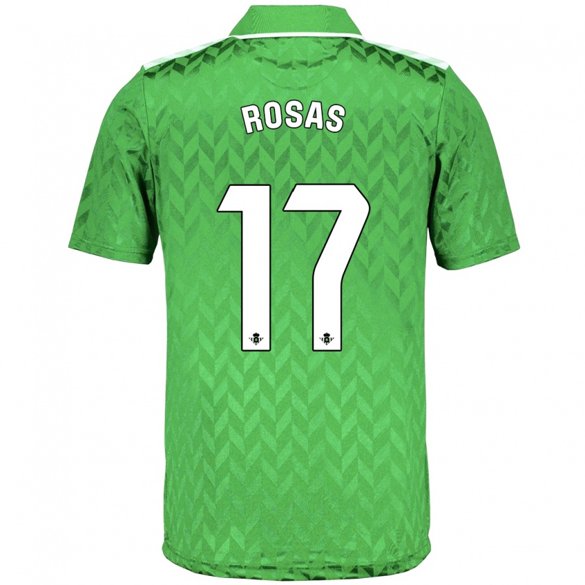 Kandiny Naisten Berto Rosas #17 Vihreä Vieraspaita 2023/24 Lyhythihainen Paita T-Paita